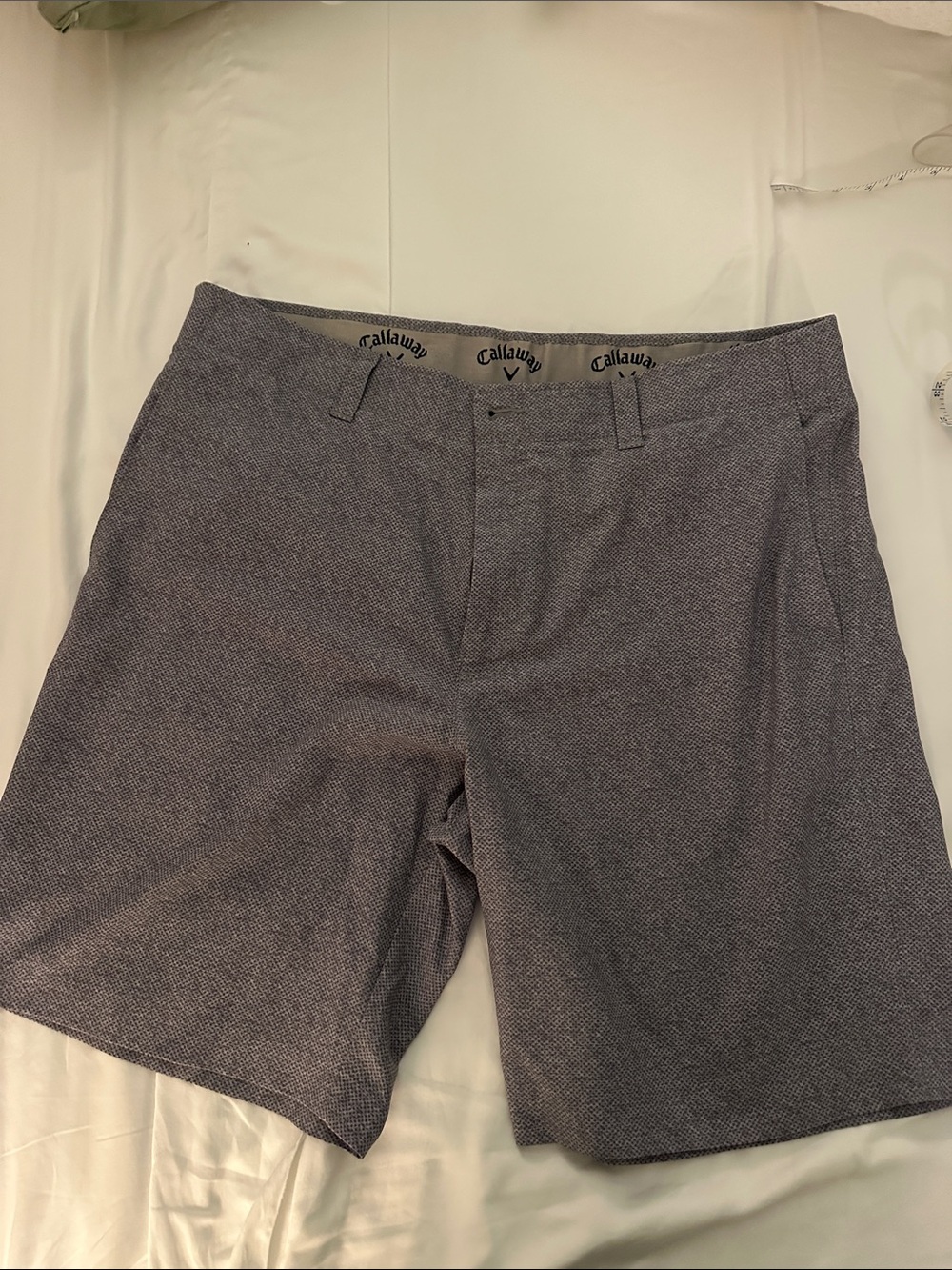 Callaway Men's Heathered Charcoal Golf Shorts
